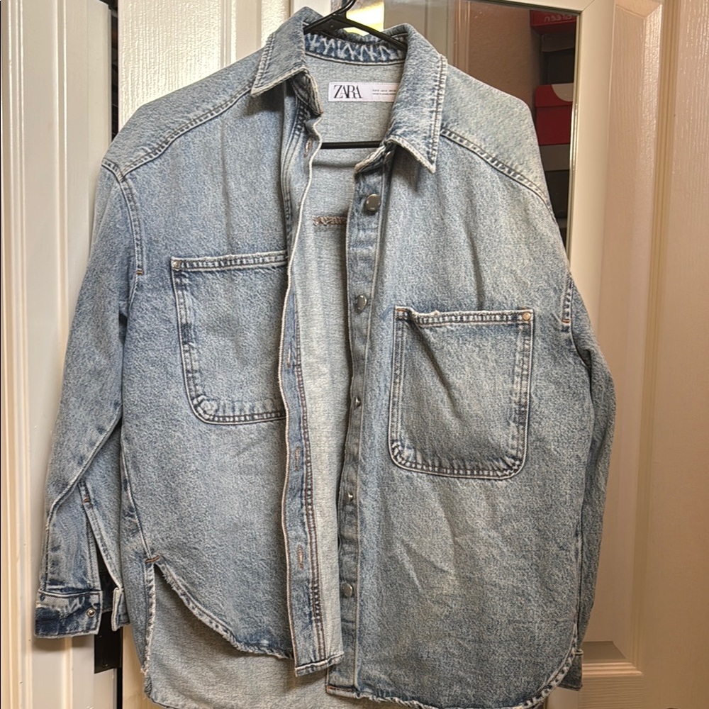 Zara Light Blue Denim Jacket